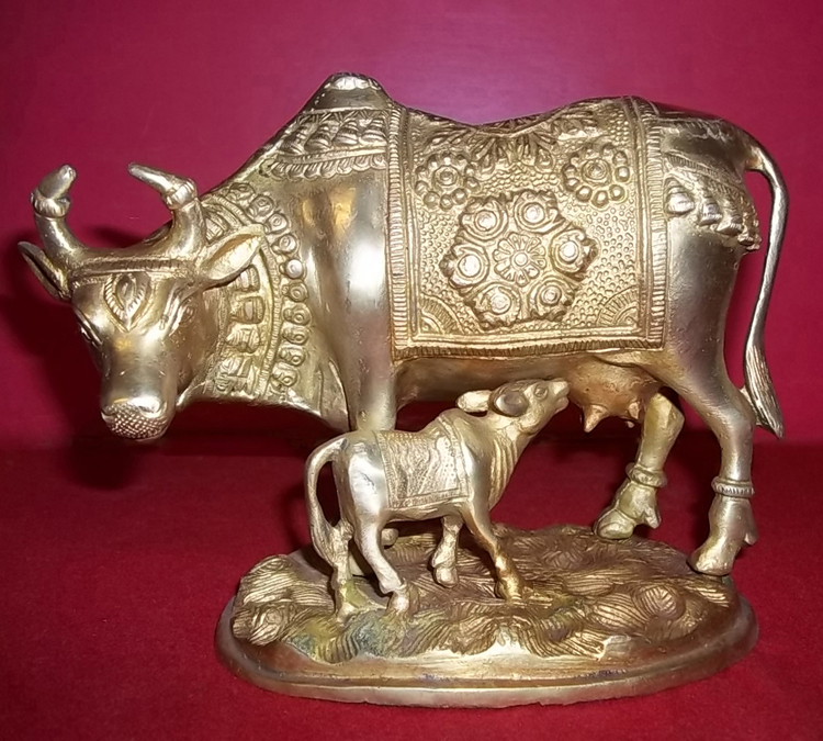 Ornamental Cow and Calf